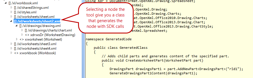 Openxml Chart