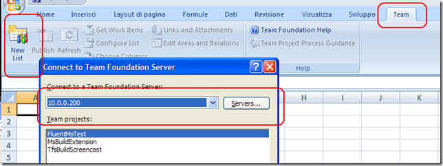 Team foundation server and excel • Codewrecks