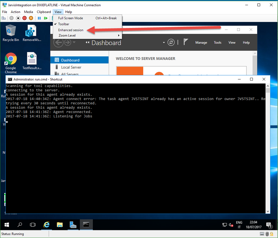 artifacts in rdp session