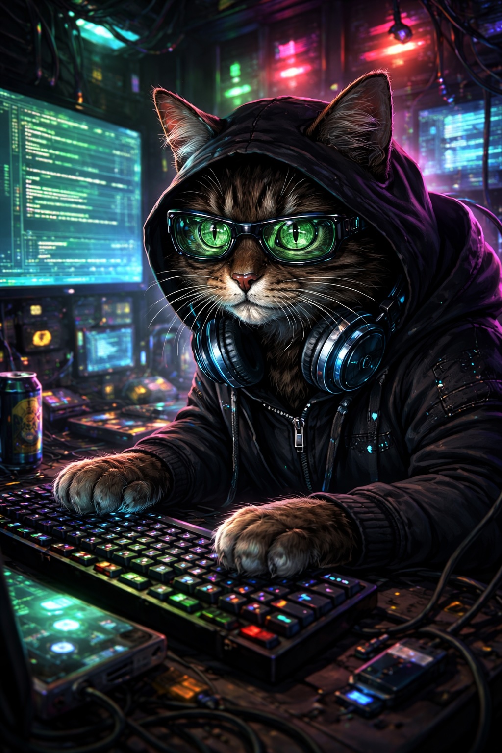 Un gatto illustrato