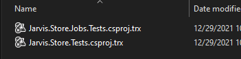 Test output result in output directory