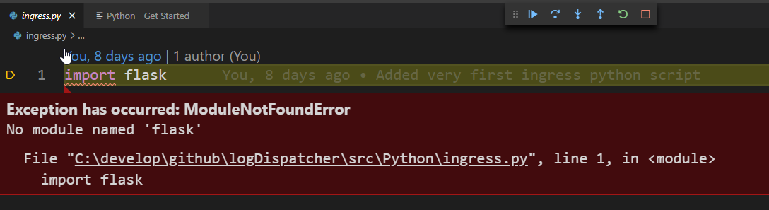 No module error when running Python code in Visual Studio Code